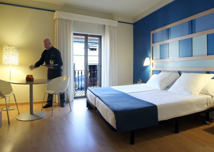 Habitación twin Hotel Ciutat Barcelona Habitación twin Hotel Ciutat Barcelona